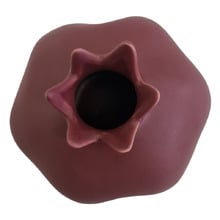 Purple Pomegranate Ceramic Vase